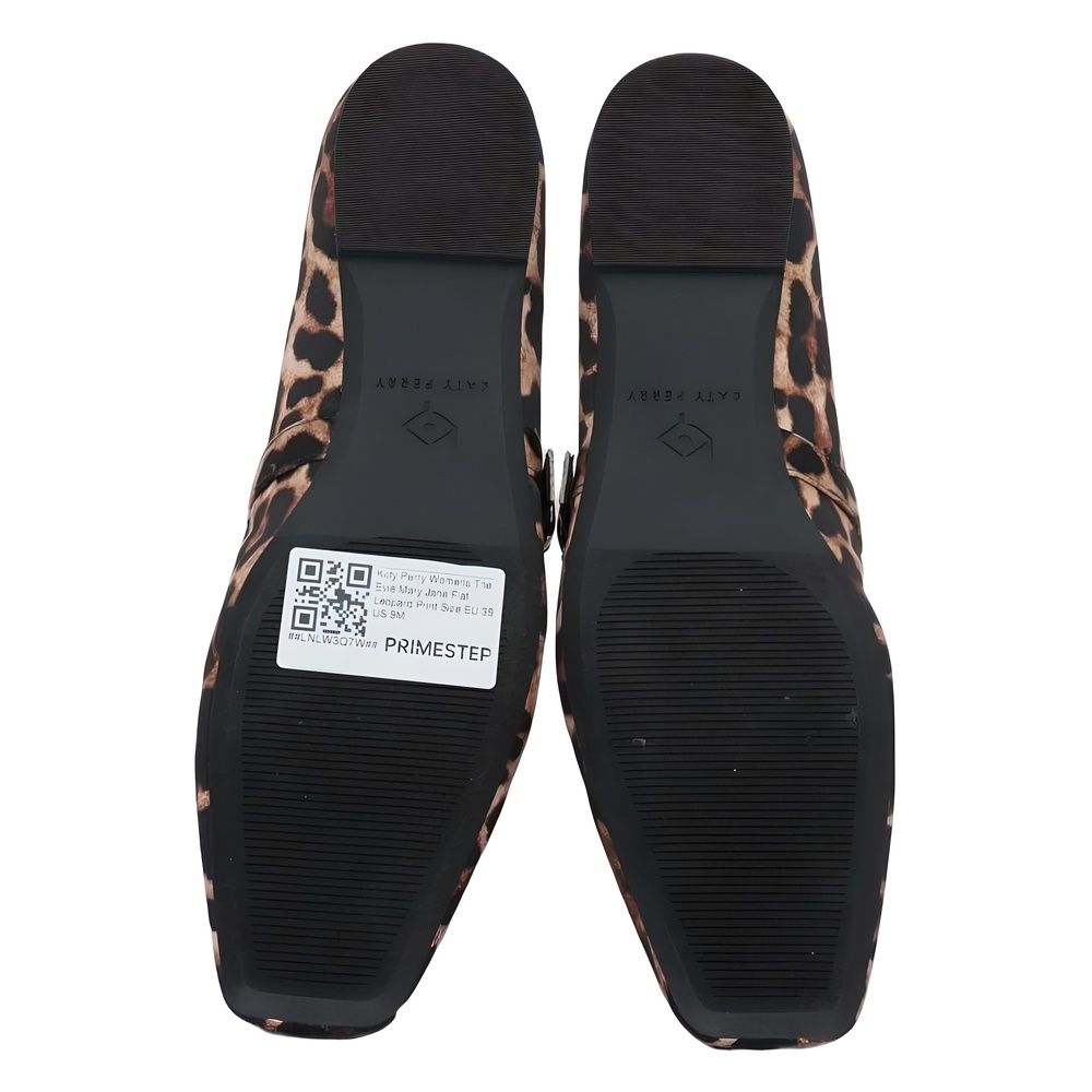 Katy Perry Womens The Evie Mary Jane Flat Leopard Print Size 9M - Picture 6 of 6